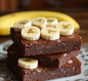 Брауни с бананом