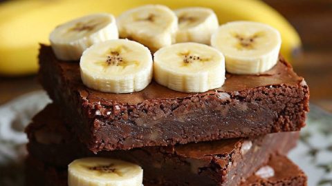 Брауни с бананом