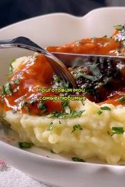 Быстрые котлетки в томатном соусе