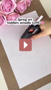 DIY: Рисуем в мозаичном стиле при помощи термоклея