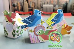 DIY: Скворечники с птичками из бумаги