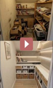 Дизайн интерьера: Бюджетное преображение кладовой