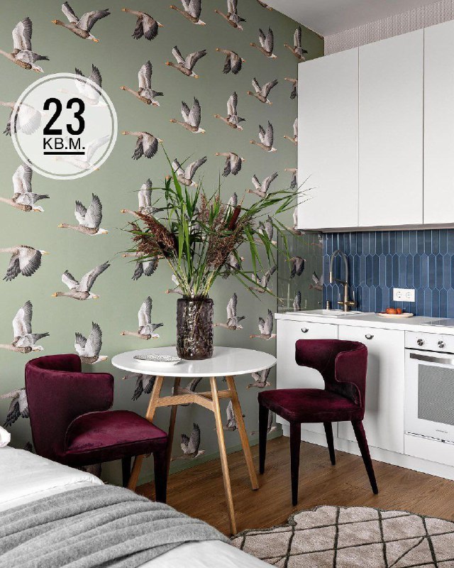 Дизайн интерьера: Как обустроить студию 23 кв.м