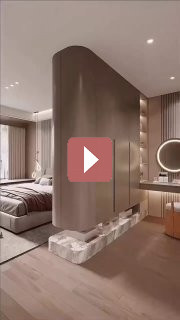 Дизайн интерьера: Один из примеров, как функционально организовать спальню, чтобы она оставалась удобной и красивой.