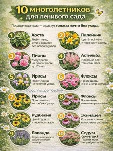 Ландшафтный дизайн: 10 многолетников для ленивого сада