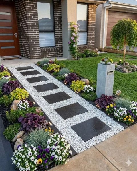 Ландшафтный дизайн: Цветник у дома: как создать красивую клумбу