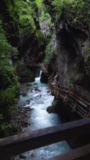 **Невероятно красивое ущелье Зигмунд-Тун-Кламм, Австрия **