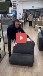 Практичный пуфик для небольших квартир