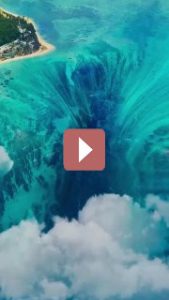 Путешествия: Подводный водопад у побережья полуострова Ле-Морн-Брабан