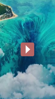 Путешествия: Подводный водопад у побережья полуострова Ле-Морн-Брабан