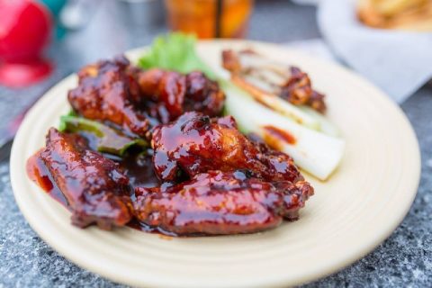 Рецепты: Глазированные крылышки