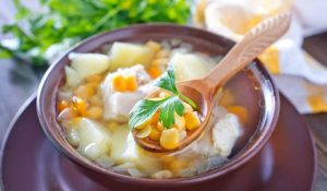 Рецепты: Кукурузный суп