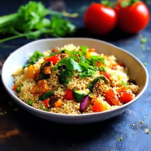 Рецепты: Кускус с жареными овощами