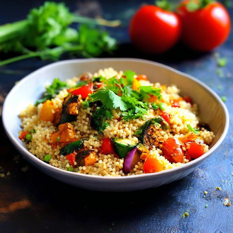 Рецепты: Кускус с жареными овощами