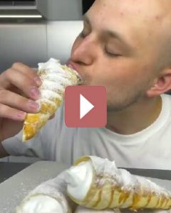 Рецепты: Невероятно вкусные трубочки с кремом