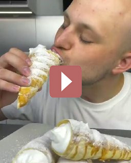 Рецепты: Невероятно вкусные трубочки с кремом