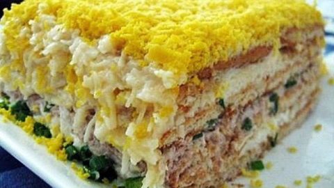 Торт-салат закусочный