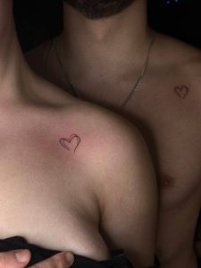 Женские татуировки: Тату с парнем, оцените ?