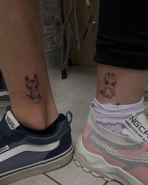 Женские татуировки: Тату с парнем, оцените ?